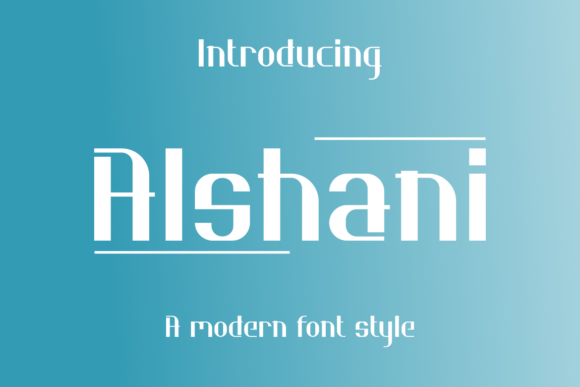 Alshani: A Modern Sans Serif Font for Editorial Design