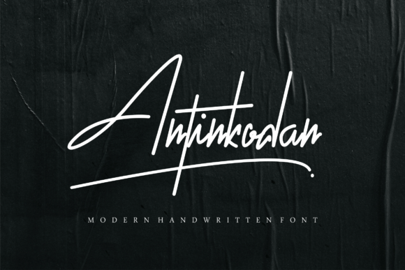 Antinkodan: A Modern Script Font for Professional Branding