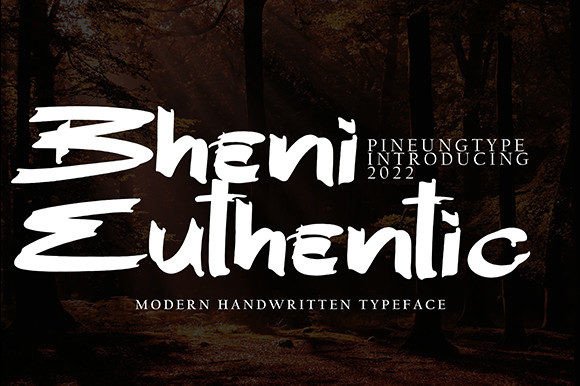 Bheni Euthentic: A Modern Handwritten Font for Editorial Design