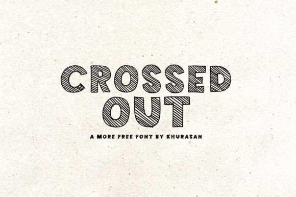 Crossed Out: A Modern Handwritten Typeface for Editorial Design