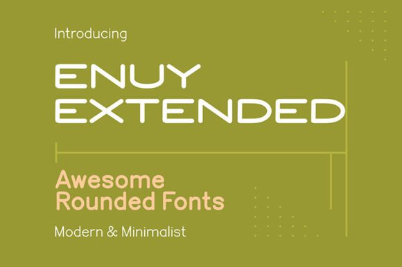 Enuy Extended: A Modern Sans Serif Font for Digital Design
