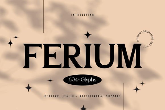 Ferium: A Serif Font That Elevates Modern Editorial Design