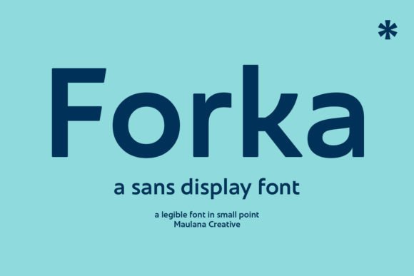 Forka: A Modern Sans Serif Font for Digital Marketing