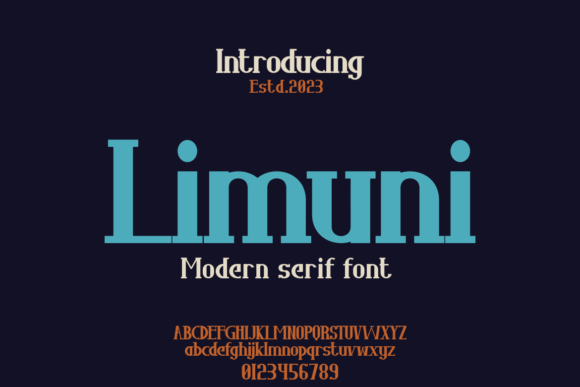 Limuni Font for Branding Projects