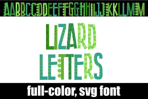 Lizard Letters: A Playful Font for Bold Campaigns