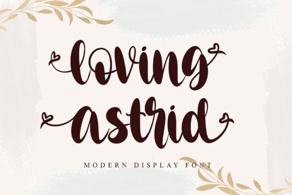 Loving Astrid Font for Modern Web Design