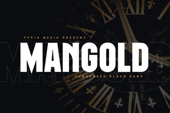 Mangold Font for Handmade Creations