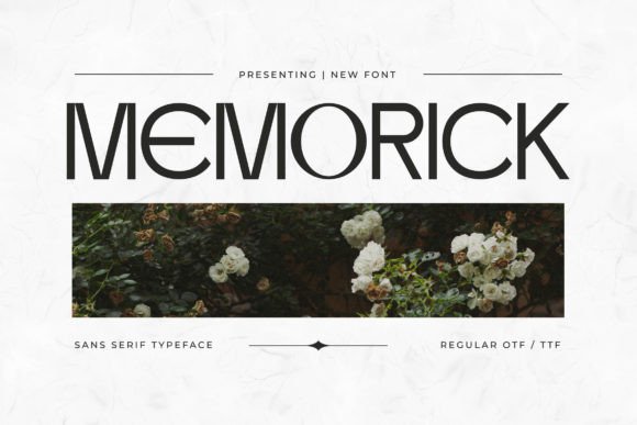 Memorick: A Modern Sans Font for Stronger Brand Visuals