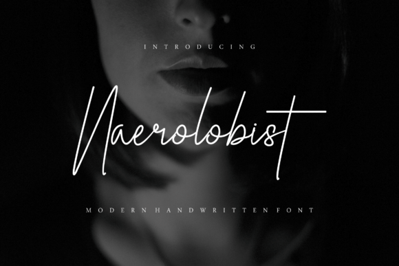 Naerolobist: A Modern Handwritten Font for Editorial Design