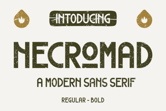 Necromad: A Modern Sans Serif Font for Web Design