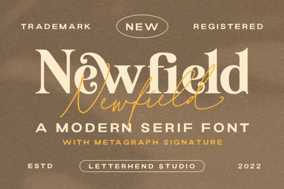 Newfield Serif Font for Handmade Creations