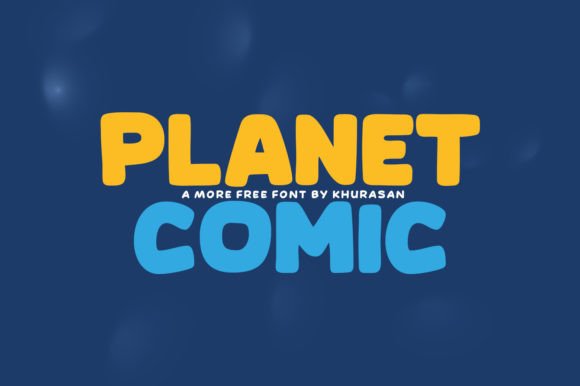 Planet Comic: A Playful Display Font for Digital Design