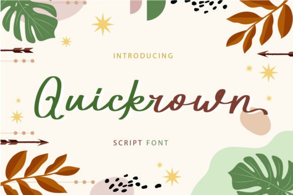 Quickrown: A Modern Script Font for Professional Branding