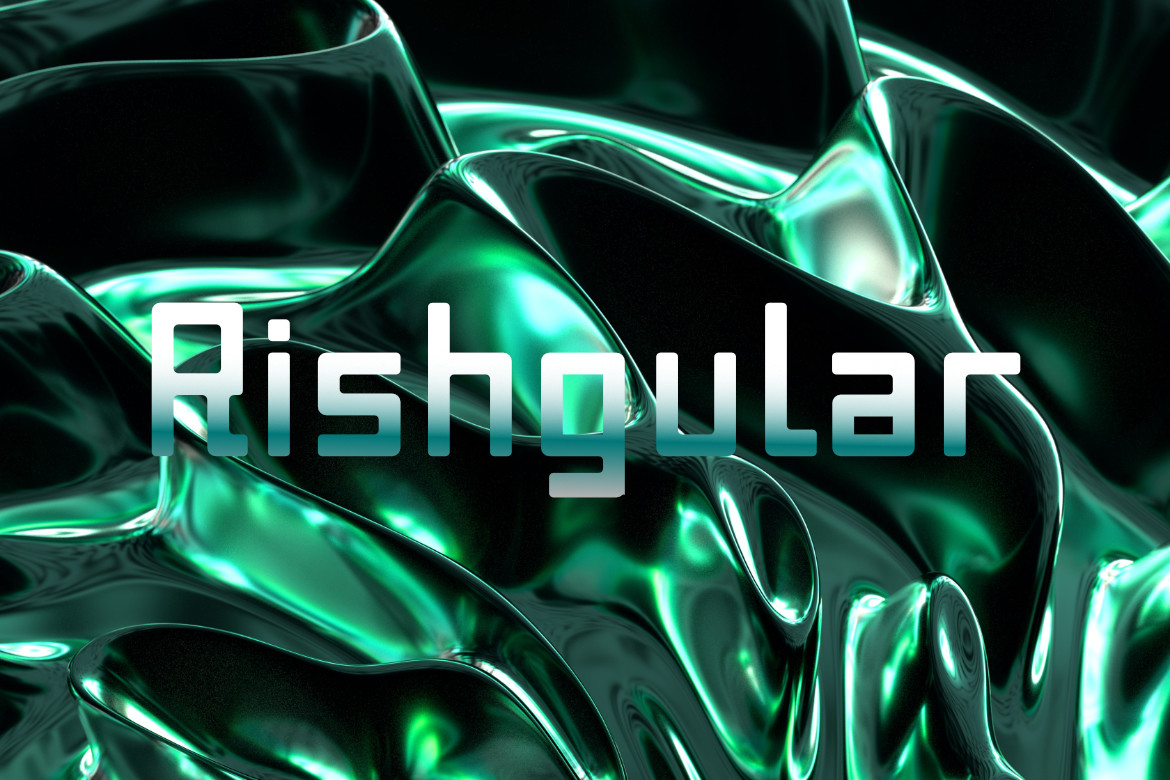Rishgular: A Modern Display Font for Editorial Design