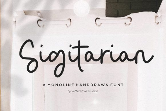 Sigitarian: The Modern Script Font That Elevates Your Campaigns