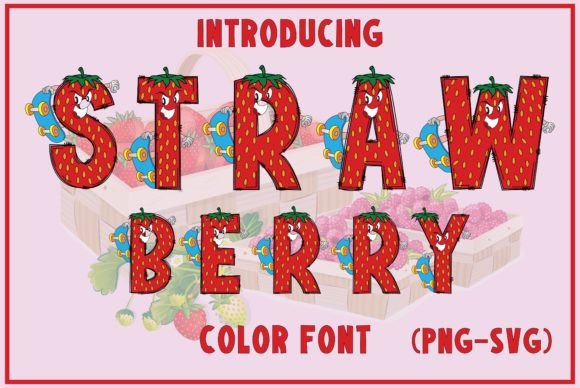 Strawberry Funny: A Joyful Display Font for Modern Web Design