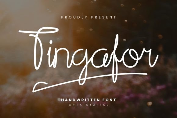 Tingafor Youben: A Playful Font for Handmade Creations