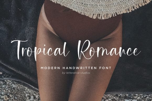 Tropical Romance Font for Business Branding
