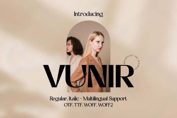 Vunir: A Modern Sans Serif Font for Bold Design